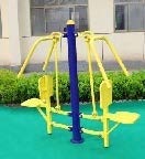 户外运动设施双人坐推训练器174*66*200